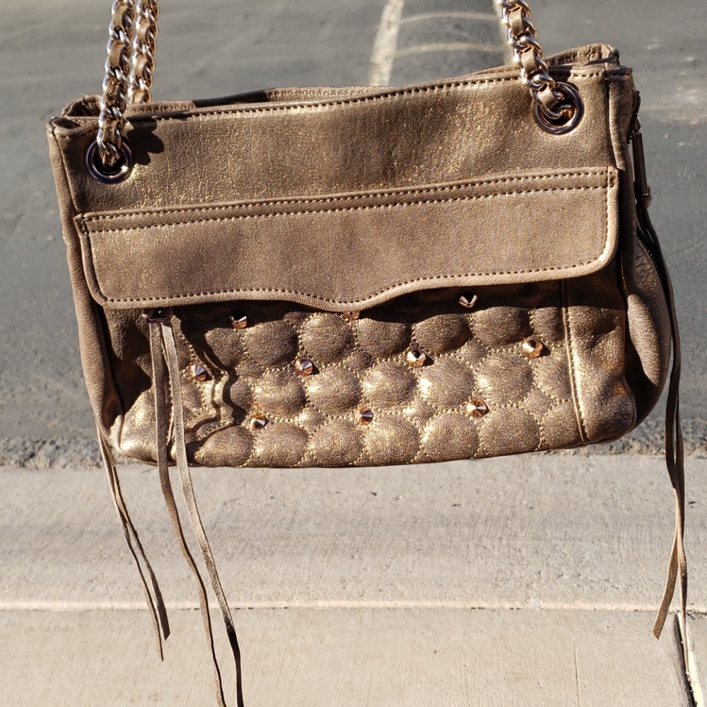 Rebecca Minkoff Copper Studded Affair Swing Bag - Picture 16 of 16